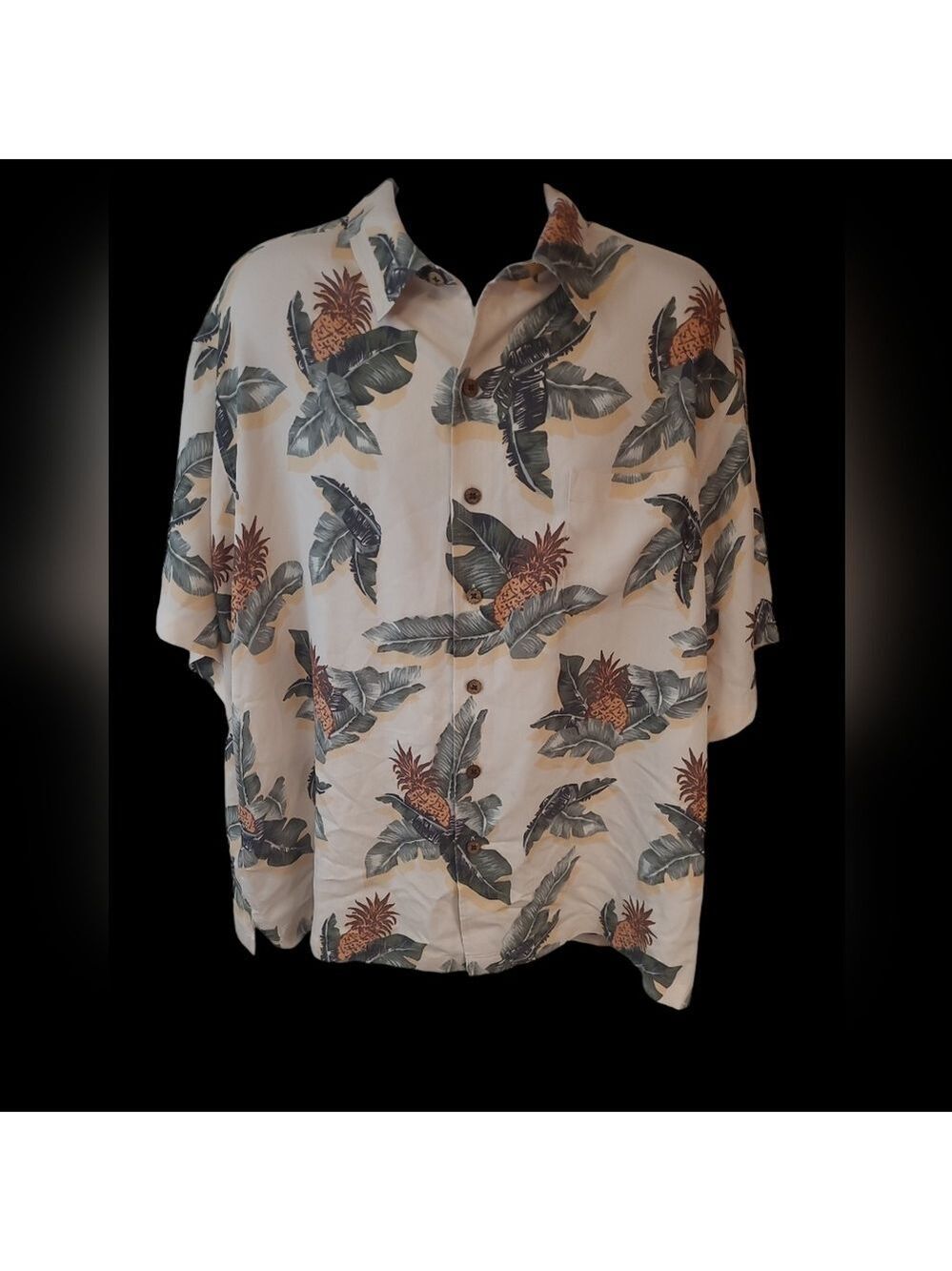 Men's Caribbean Short Sleeve Button Down Shirt Size 3XB